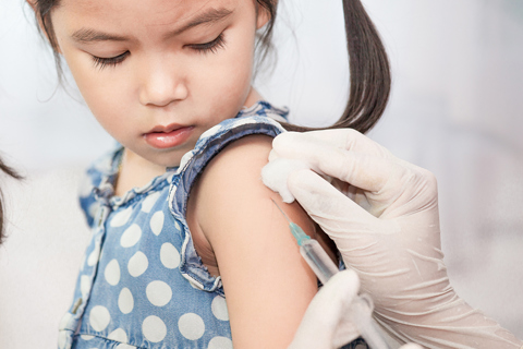 What happens when parents cannot agree on child vaccination?