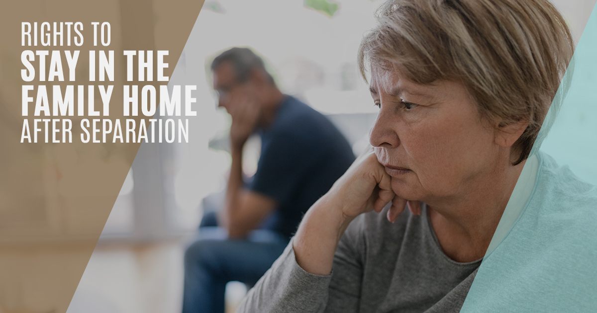 Who Stays in the Home After Separation? Meillon & Bright